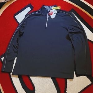 Robert Graham Brecken 1/4 Zip Sweater Black Pullover